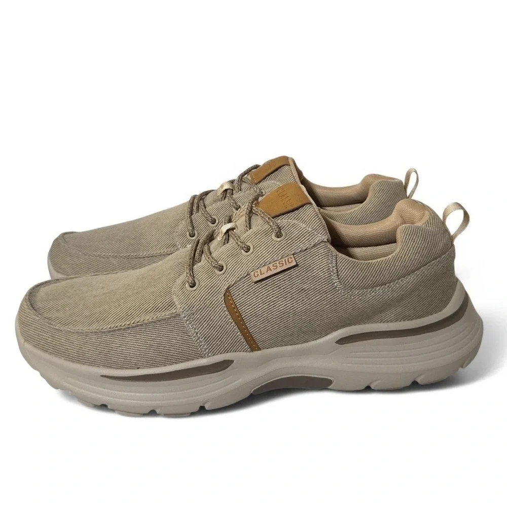 Men's Casual Shoes Canvas Breathable Loafers Comfortable Flats Male Sz‎ 47 US 13